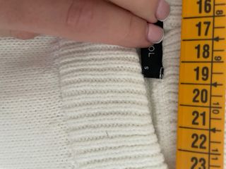 Conjunto de punto mujer talla S blanco grueso