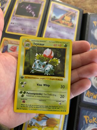 Cartas de Pokémon 1ª Edición Tipo Planta