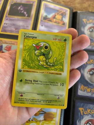 Cartas de Pokémon 1ª Edición Tipo Planta