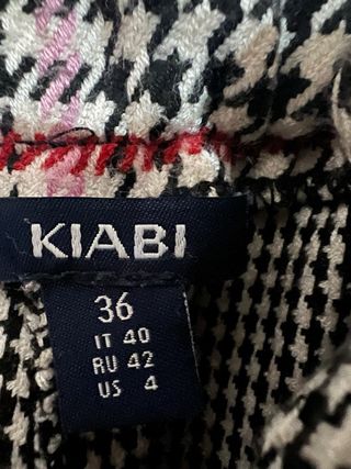 Pantalón cuadros S.