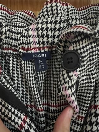 Pantalón cuadros S.