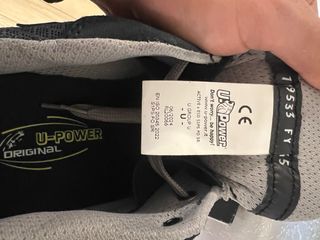 Scarpe U-Power nuove nere e rosse