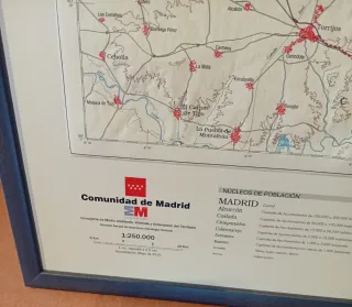 Mapa 3D Comunidad de Madrid