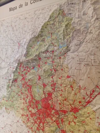 Mapa 3D Comunidad de Madrid