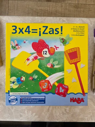 Juego de mesa HABA 3x4 ¡Zas!