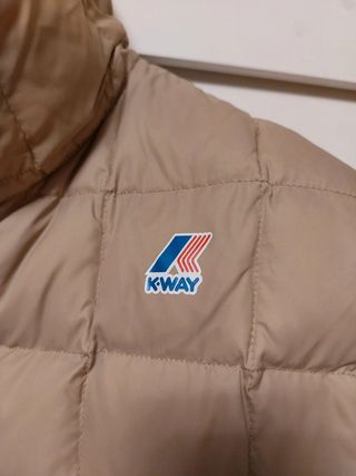 K-Way Gilet Taglia L Nero Beige