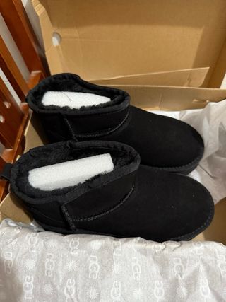 Botas UGG pretas plataforma