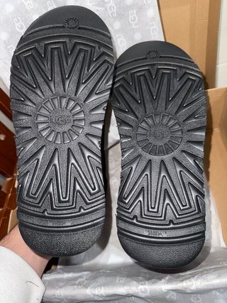 Botas UGG pretas plataforma