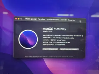 MacBook Pro 13 2016 8GB 512GB