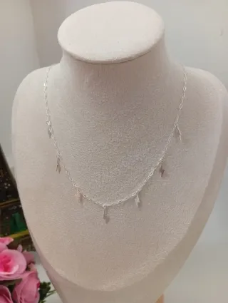 Collar Plata 925 con Colgantes Rayo