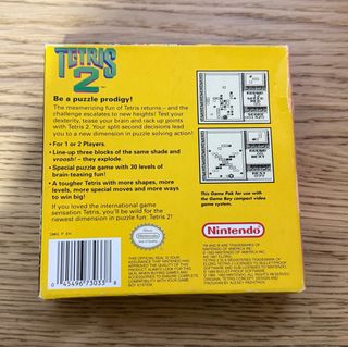 Tetris 2 Game Boy Nintendo completo
