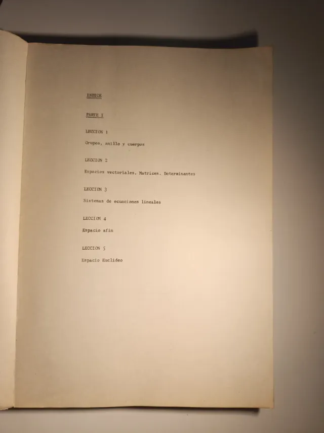 Introducción al Algebra Lineal. Medidas 31x22x3