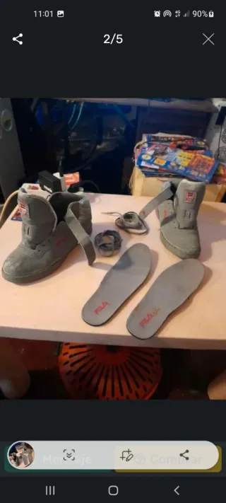 Zapatillas Fila Hombre Talla 41 Grises