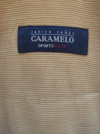 Camisa de pana para hombre color mostaza