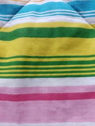 Edredón rayas multicolor 180x276cm,