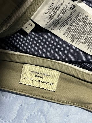 Pantalón chino Selected beige