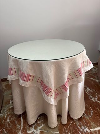 Mesa camilla redonda 80cm diámetro