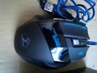 Ratón Gaming Zelotes Negro y Azul