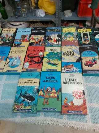 Cintas VHS Tintín en Catalán