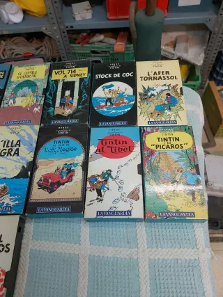Cintas VHS Tintín en Catalán