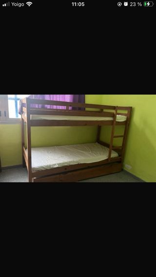 Literas de madera Ikea