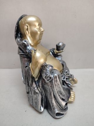 Buda Dharma Plata Resina 17 CM Alto