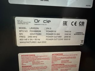 Horno Rápido Oracle Lainox LRX523N