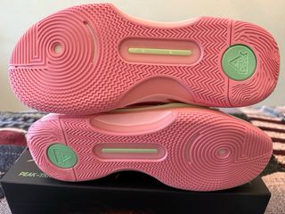 Zapatillas Baloncesto Peak Rosa y Verde