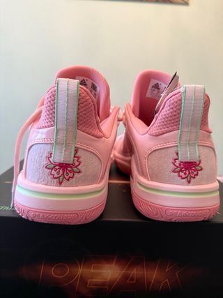 Zapatillas Baloncesto Peak Rosa y Verde