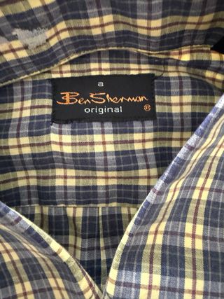 Camisa Ben Sherman cuadros. lote de 3