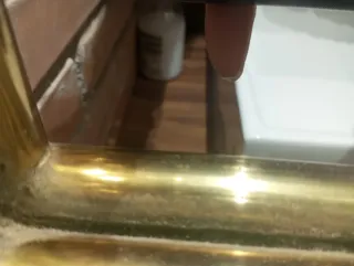 Specchio con Cornice Dorata 58x70cm