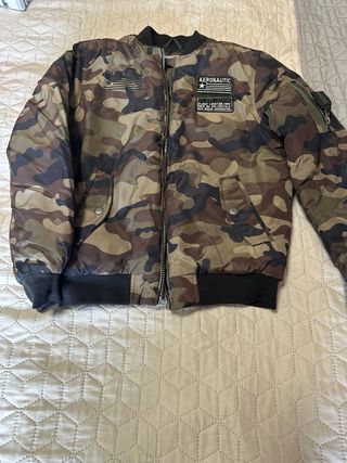 Chaqueta Bomber C& A Talla 146 Niño