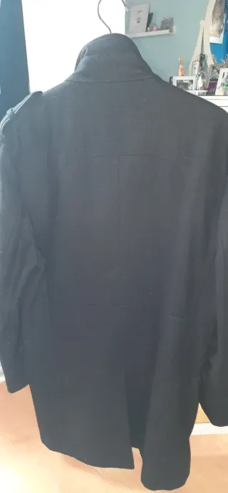 Abrigo paño T-TRAXX negro talla XL