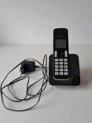 Teléfono Inalámbrico Panasonic Negro