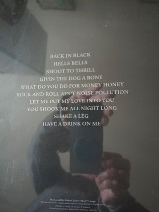 AC/DC - Back In Black Vinil