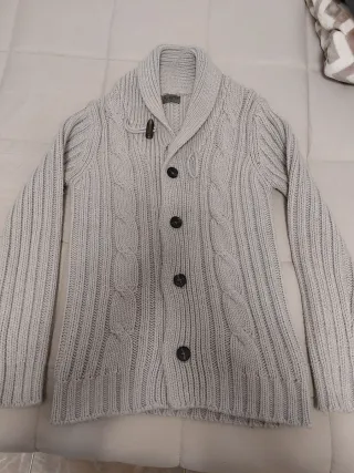 Cardigan Uomo Grigio Taglia L