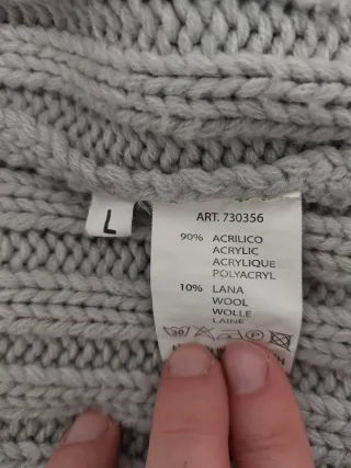Cardigan Uomo Grigio Taglia L
