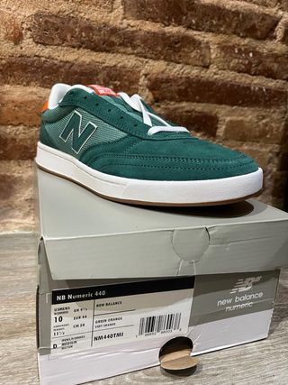 New Balance 440 Zapatillas Skate Verde Naranja