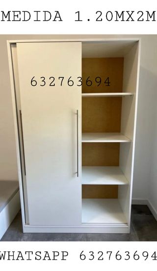 Armario corredero 1.20m x 2m x 50cm