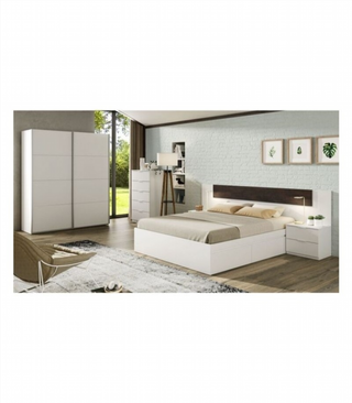 Armario150 X 200 X 60 Cm 2 Puertas Correderas. Bl