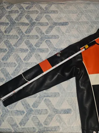 Chaqueta Harley Davidson Negra y Naranja
