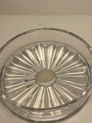 Ciotola Cristallo Puthod con Rosa Argento