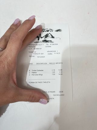 Lote de productos de repostería