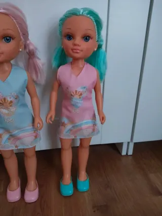 Muñecas Nancy Vestido Arcoíris