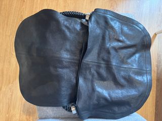 Bolso Piel Uterqüe Negro
