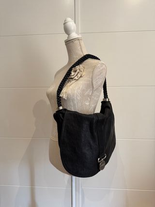 Bolso Piel Uterqüe Negro