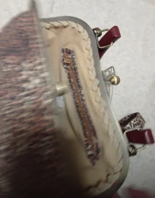 Bolso de boquilla animal print