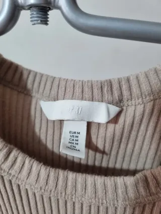 Vestido largo H&M beige talla M