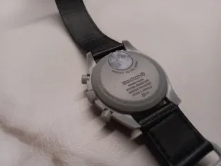 Omega x Swatch Moonwatch Negro/Gris