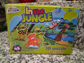 Puzzle 3D In the Jungle 45 piezas